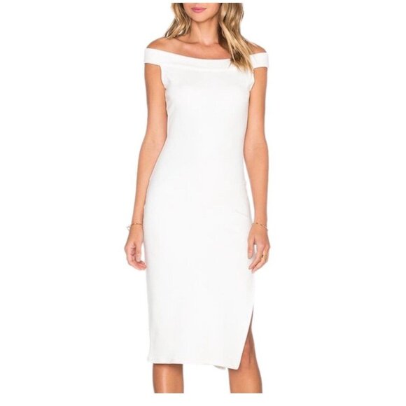 Rachel Pally Dresses & Skirts - Rachel Pally Luxe Rib Ivory Capsule Stretch Dress Womens Size S NEW W/TAGS